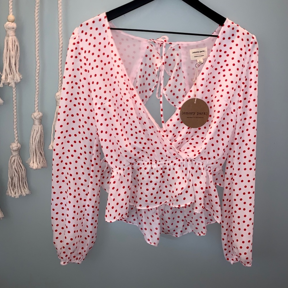 Wrap style Long sleeve